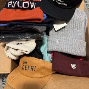 Box of NEW with Tags Caps and Beanies Collection. Tons of cute styles!